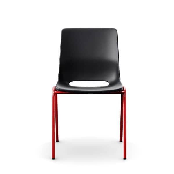 Kantine- Og Konferansestol Profim Ana 4340, Farge: Charcoal grey , Farge base: Lingon Stål