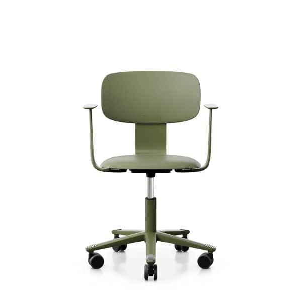 Kontorstol Håg Tion 2100 Med Armlener, Farge: Moss