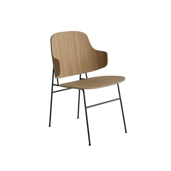 Penguin Dining Chair, Veneer, Farge: Naturlig Eik 