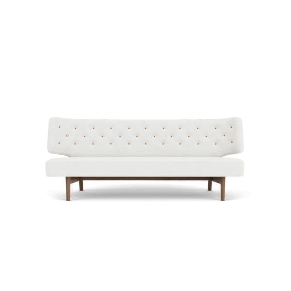 Radiohus Sofa P2, Buttons Upholstered, Farge: Hallingdal 65 110, Farge base: Walnut