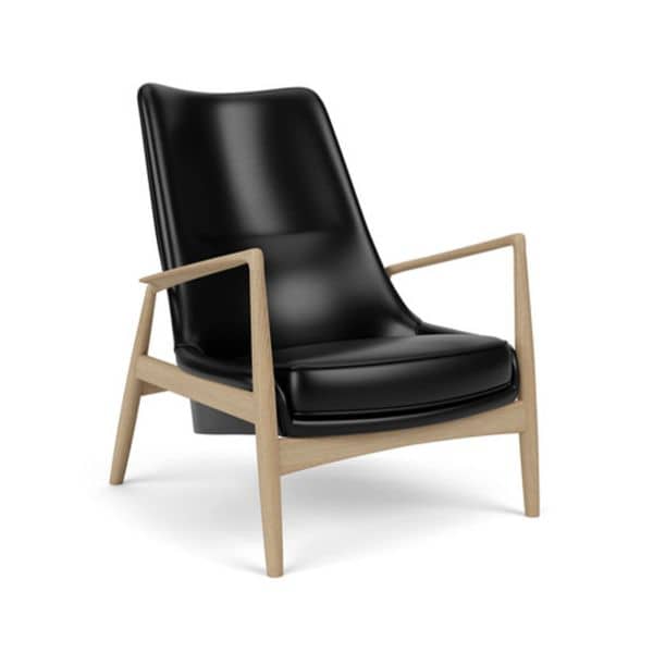 Seal Lounge Chair High Back, Farge: Dakar 0842/ Naturlig Eik