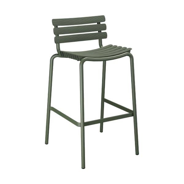Reclips Bar Chair, Farge: Olive Green