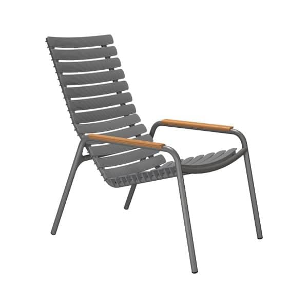 Reclips Lounge Chair, Farge: Dark Grey