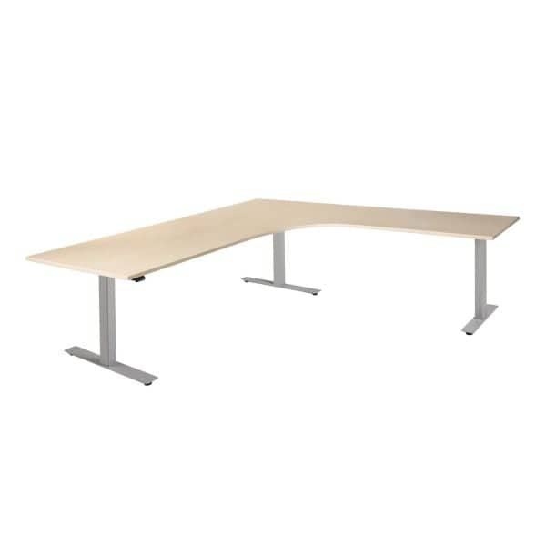 Business 2.0, 3-ben elektrisk hev- og senk, kombihjørne, 60 cm utgang