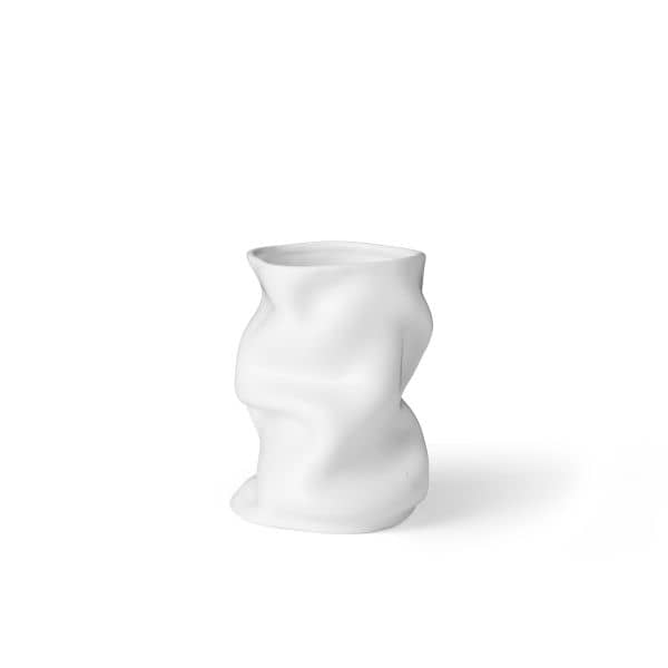 Vase Menu, Collapse Vase, Farge: White, Størrelse: H20 cm