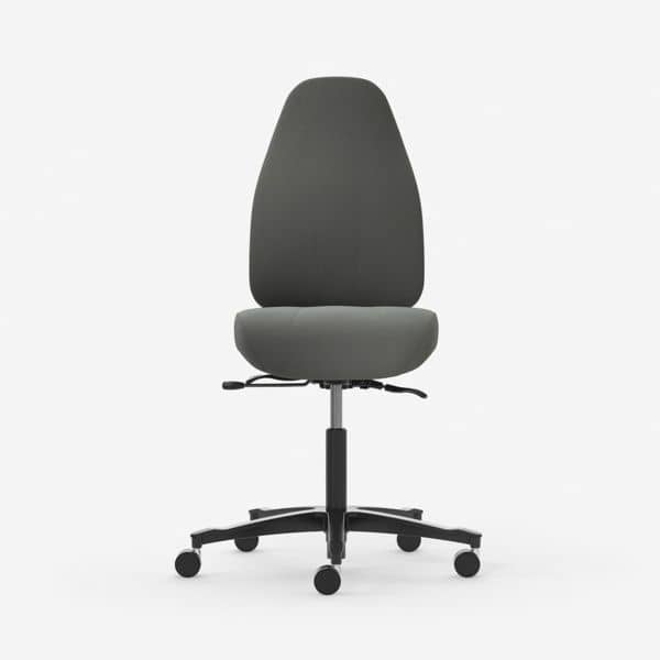 Kontorstol Malmstolen Adaptive 6000, Rygghøyde: Høy, Farge: Melange Nap 171
