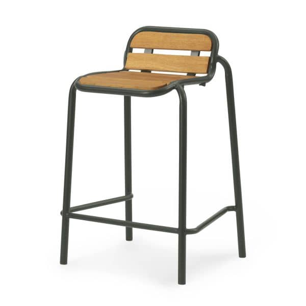 Vig Barstool 65 cm Wood, Farge: Dark green