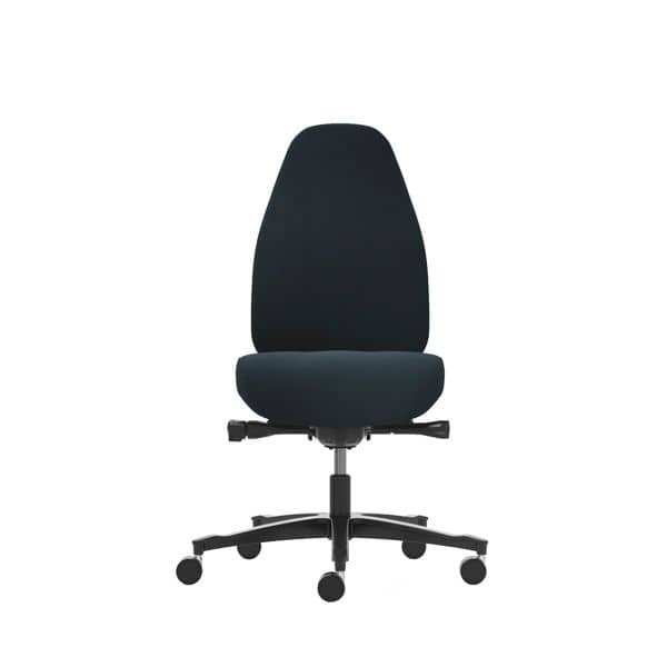 Kontorstol Malmstolen, Classic 7000 24-timer stol / Rygghøyde: Høy, Farge: Select 60999 Black