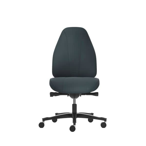 Kontorstol Malmstolen, Classic 7000 / Rygghøyde: Høy, Farge: Elmosoft 99999 Black