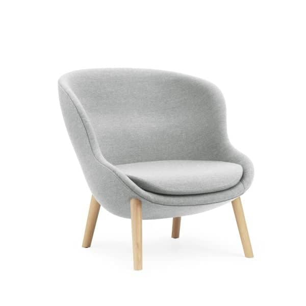Hyg Lounge Chair Low, Oak, Farge: Synergy LDS16 Partner