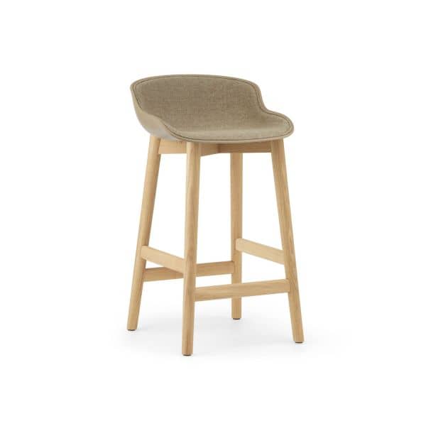 Hyg Barstool 65 cm, Front Upholstery, Oak, Farge: Synergy LDS32 Affix