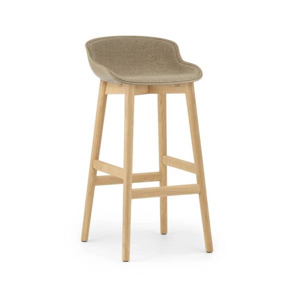 Hyg Barstool 75 cm, Front Upholstery, Oak, Farge: Synergy LDS32 Affix