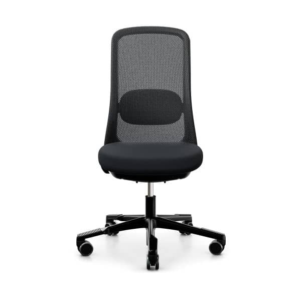 Kontorstol HÅG SoFi 7502-C, Høy Rygg, Farge: Select 60999 Black, Farge base: RAL9005 Sort Aluminium