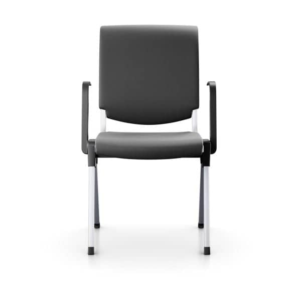 Konferansestol HÅG Conventio 9511, Farge: Skai, Farge base: RAL9006 Sølv Aluminium