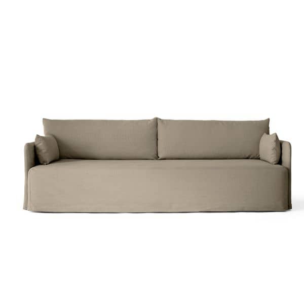 Offset Sofa w. Loose Cover 3 Seater, Farge: Cotlin Poppy Seed