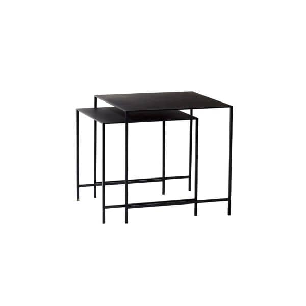 Sofabord Hübsch, Table, metal, black, s/2