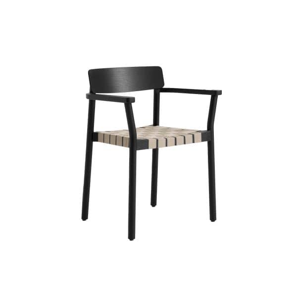 Betty TK9, Farge: Black w. natural linen