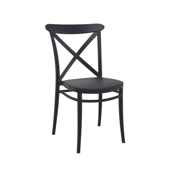 Cross Chair, Farge: Black