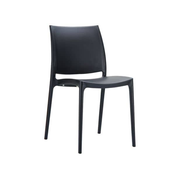 Maya Chair, Farge: Black