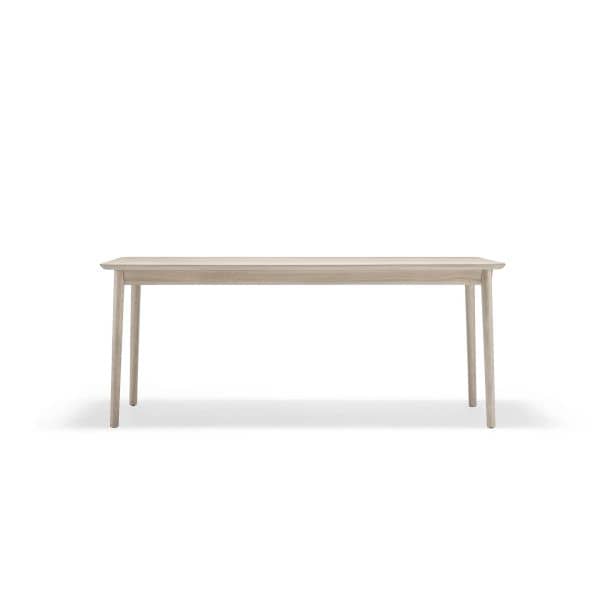 Prima Vista Table, Farge: Eik - Lys Mattlakk, Størrelse: 180 x 90 + 50 cm