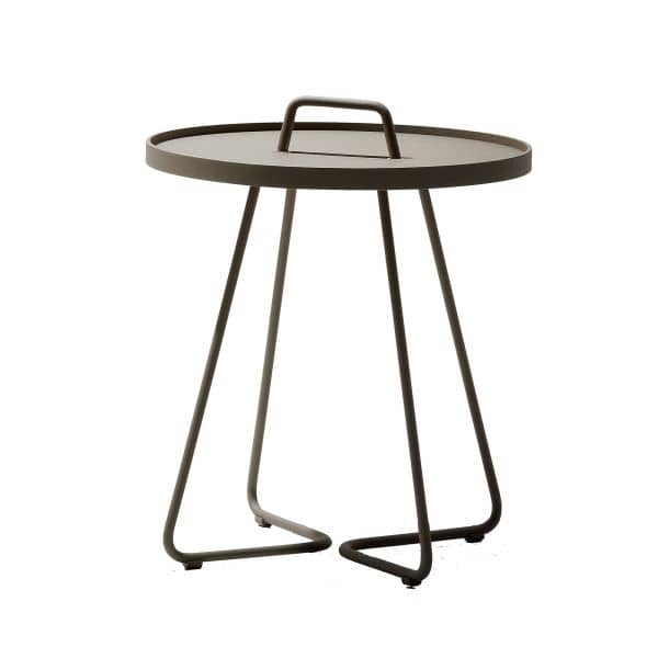 Sidebord Cane-Line, On-The-Move Stor, Farge: Taupe