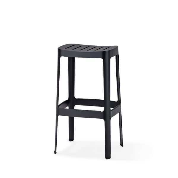 Barstol Cane-line, Cut, Farge: Black
