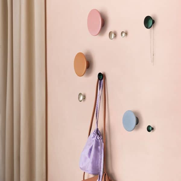 Knagg Muuto, Dots Metal Set of 5