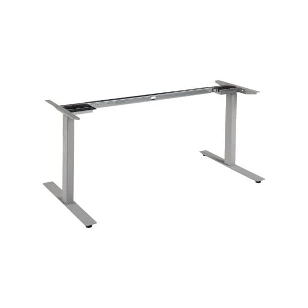 Business 2.0 2-ben Elektrisk Hev/senk Bordunderstell, 50 cm Labber, Farge Base: RAL9006 Sølv Aluminium