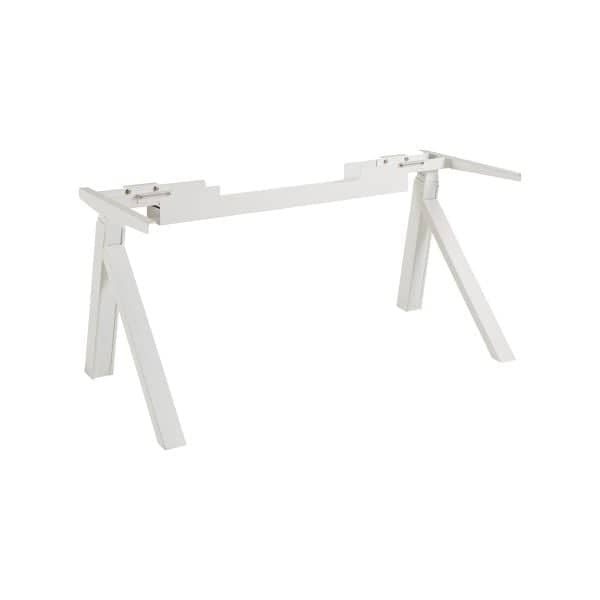Y-table 2-ben Elektrisk Hev/Senk Understell, Farge Base: RAL9016 Hvit Aluminium