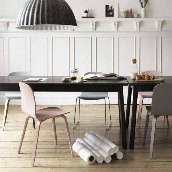 Muuto Stol, Visu Chair, Understell: Slede