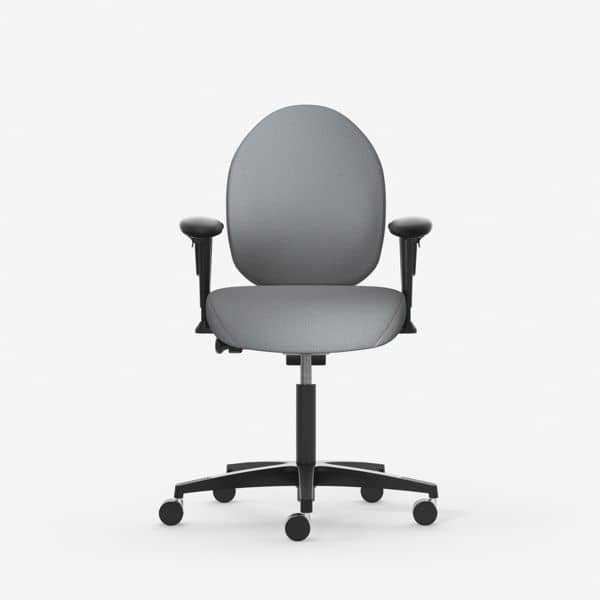 Kontorstol Malmstolen Active R3, Rygghøyde: Medium, Med Armlener, Farge: Capture 4601