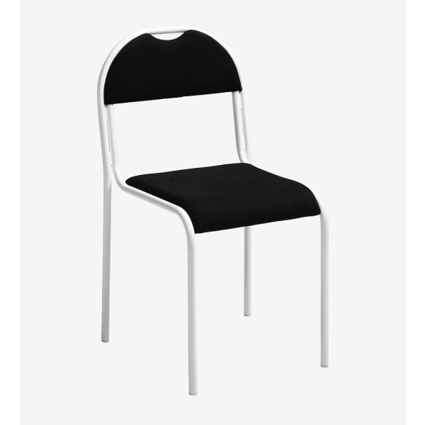Rx002 Stablestol For Hotell Og Konferanse, Farge: Sort, Farge base: Hvit