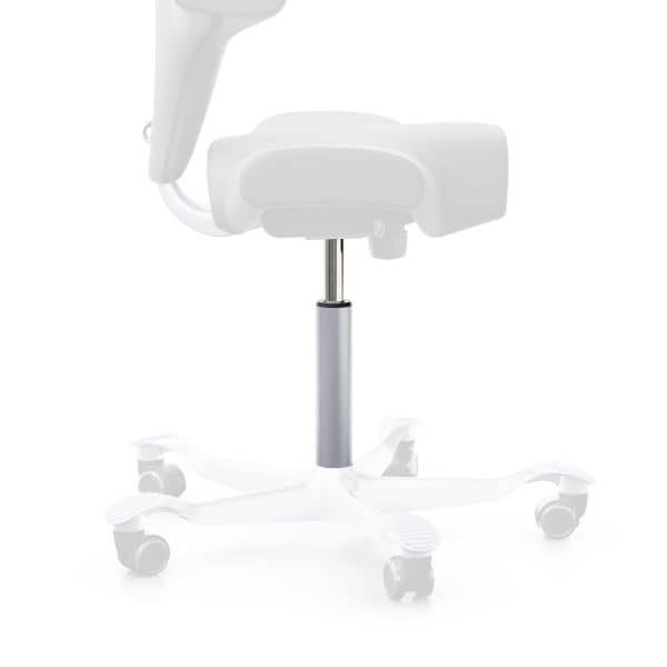 Liftomat Til HÅG Futu & Sofi, Farge Base: RAL9006 Sølv Aluminium, Liftomat: 200 mm