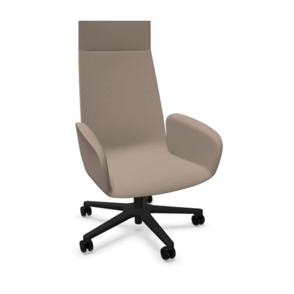 Møteromsstol Sitland, Why Not Executive Chair med Sort Understell, Farge: Crisp 4115