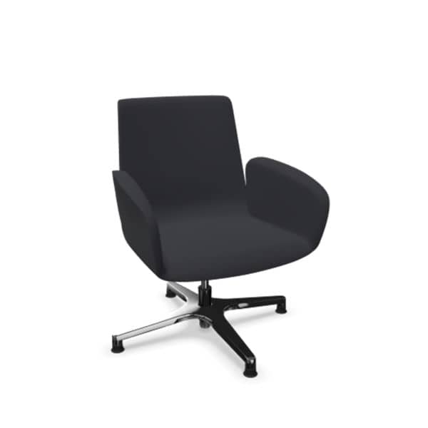 Møteromsstol Sitland, Why Not Meeting Chair med Polert Understell, Farge: Crisp 4013