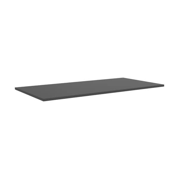 SC Bordplate Rett, Farge: Sort Laminat 18, Størrelse: 2000x800 mm