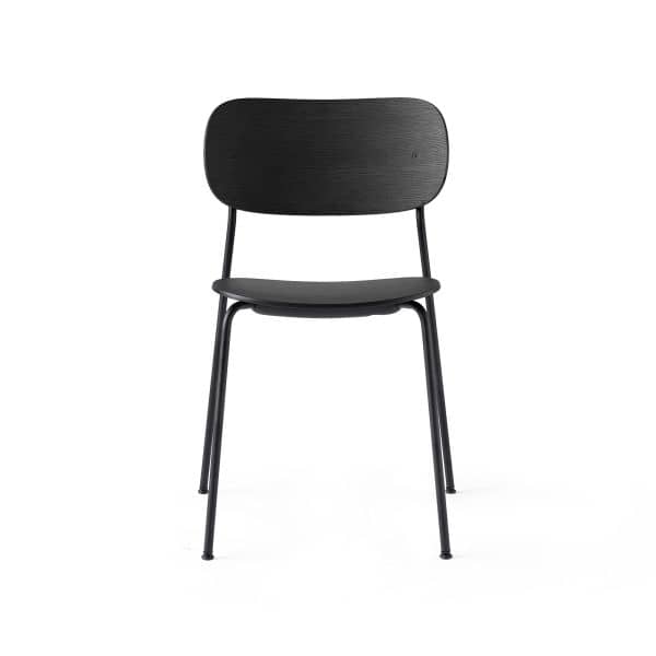 Menu Stol, Co Dining Chair, Black Base, Farge: Black oak
