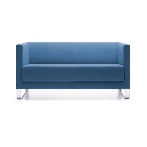 Sofa Vancouver Lite, 2.5 Seter, Bøyleunderstell, Farge: Evo 25